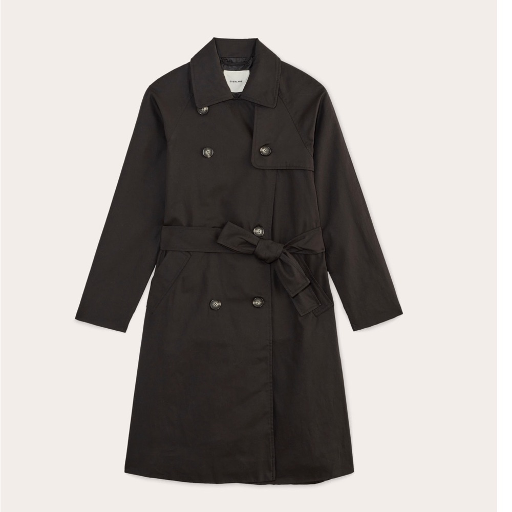 Women's Black Trench Coat